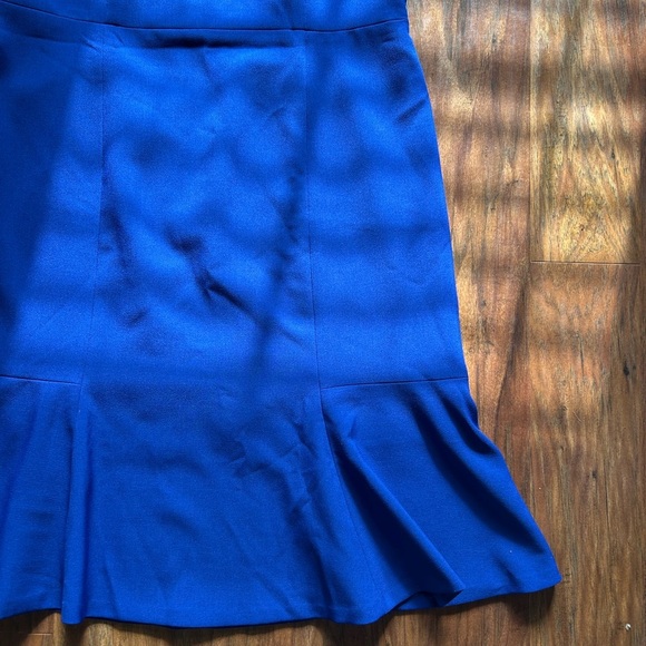 Evan Picone A-line Dress Women’s Size 14 Cobalt Blue Sleeveless Career Casual - Picture 2 of 8